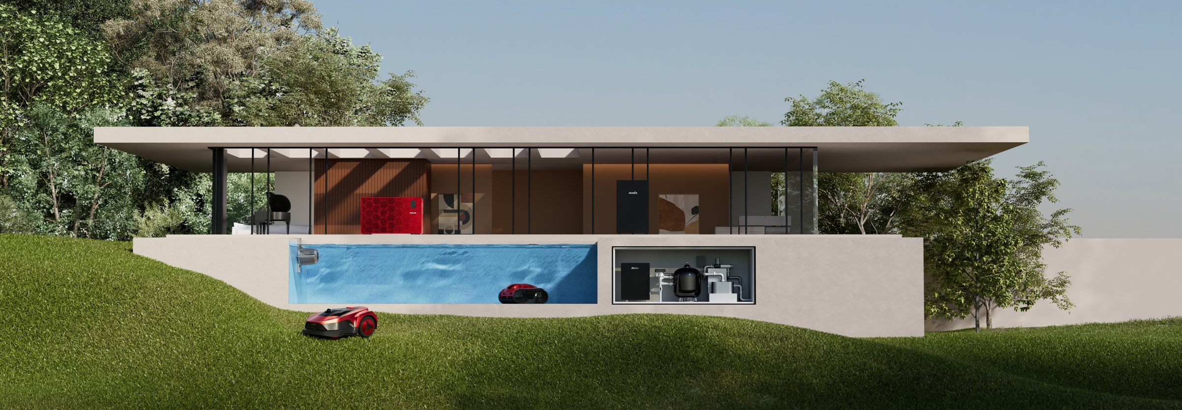 Smart yard ecosystem visualization