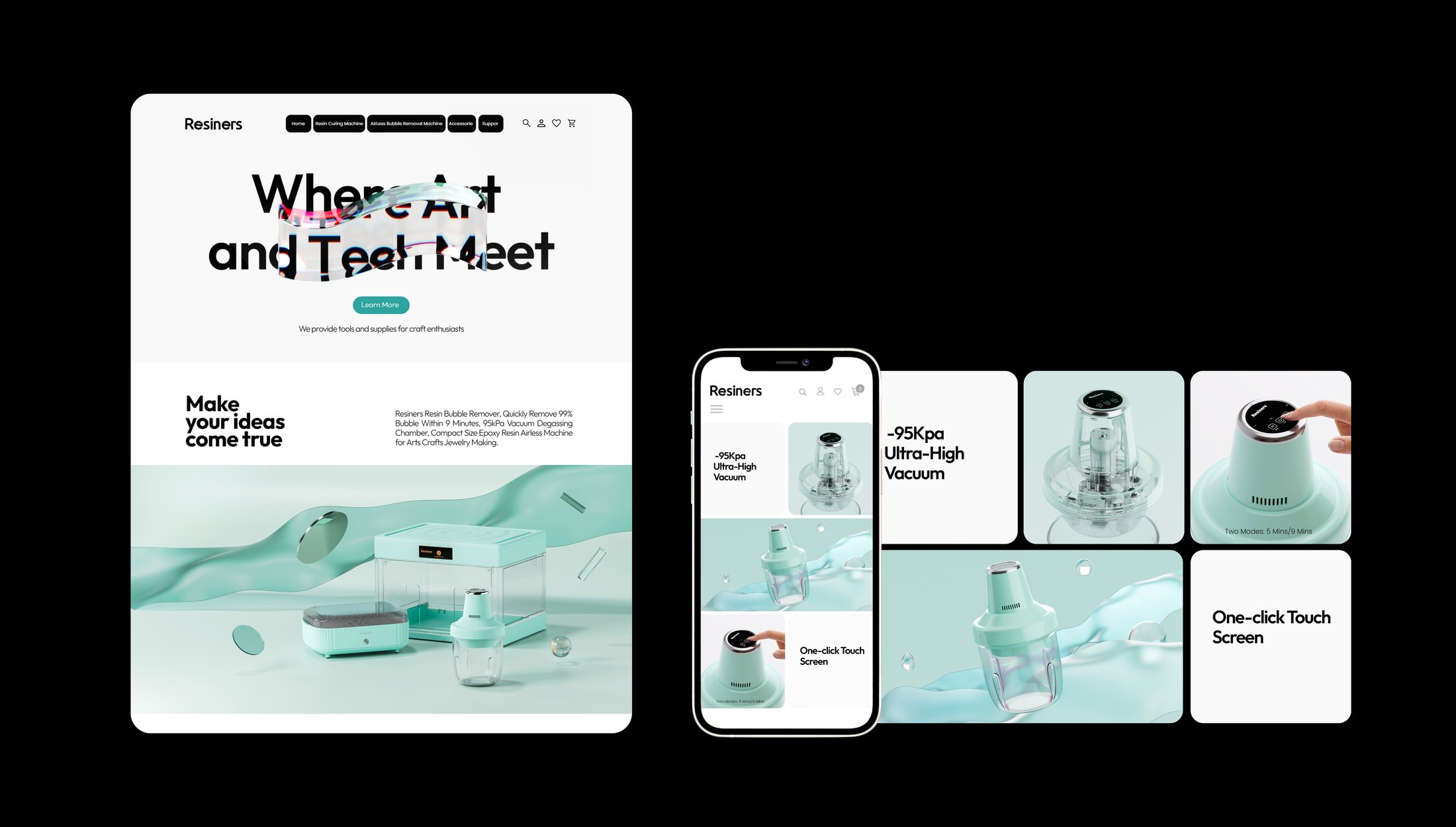Resiners website system
